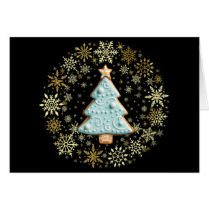 Christmas Tree, Gingerbread Cookie Cards