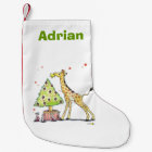 Christmas tree giraffe - add name