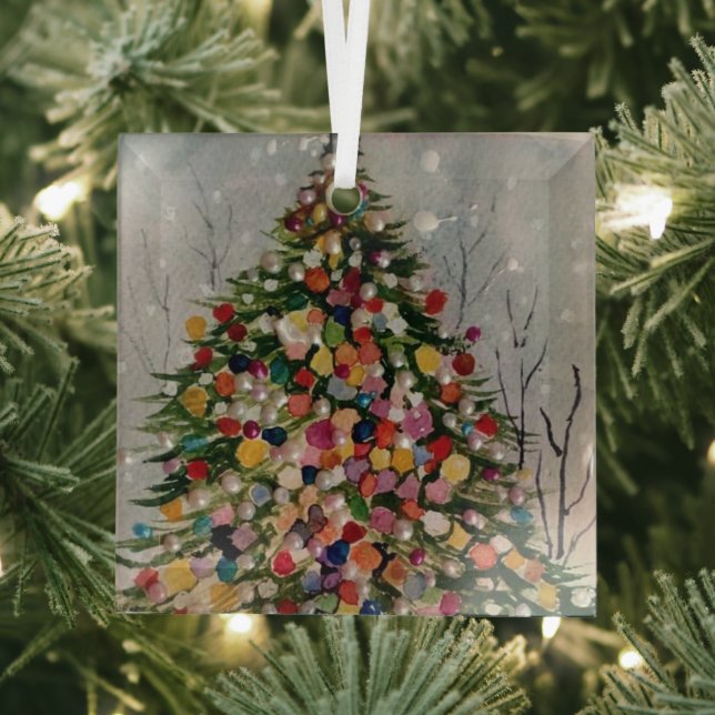 Christmas tree -   glass ornament (Insitu)