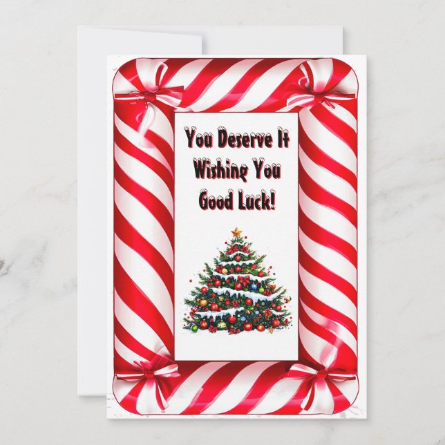 Christmas Tree Glow ❄️ Festive Holiday Card (Front)