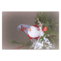 Red Gnome Christmas Tissue Paper | Zazzle