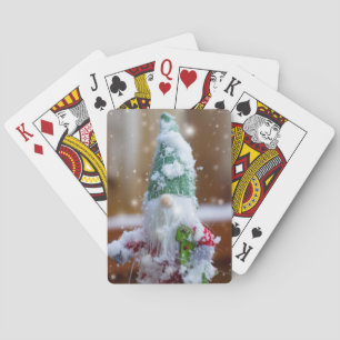 Christmas Tree Gnome VI Poker Cards