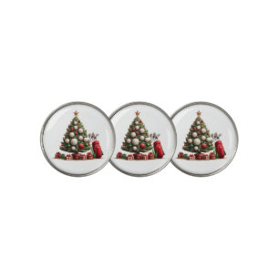 Christmas Tree Golf Balls Ball Marker