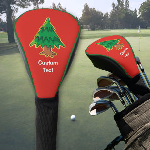Christmas Tree Golf Head Cover