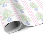 Christmas tree grandmillennial preppy chinoiserie wrapping paper<br><div class="desc">Christmas tree grandmillennial preppy chinoiserie Wrapping Paper</div>