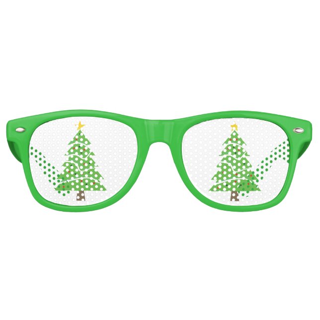 Christmas Tree Green Party Shades (Front)