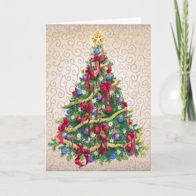 Christmas Tree - Greeting Card (Front)