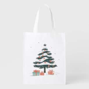 Christmas tree  grocery bag