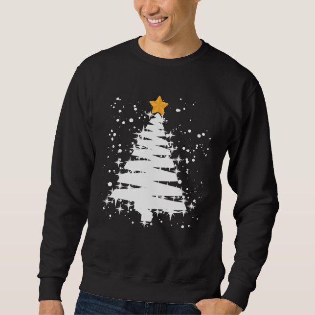 Christmas Tree  Group Christmas Sweatshirt (Front)