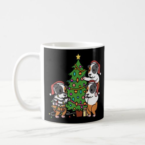 Christmas Tree Guinea Pig Pet  Coffee Mug