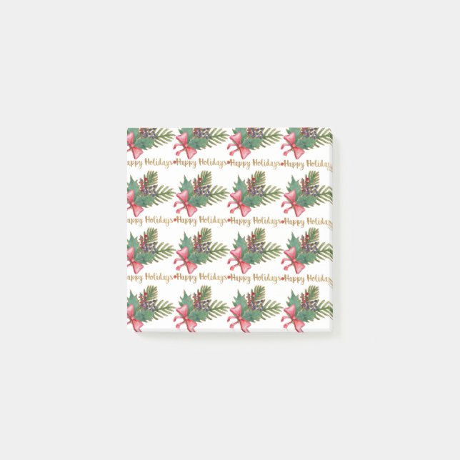 Christmas Tree Handprint Art Post-it Notes (Front)
