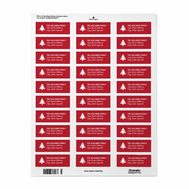 Christmas Tree | Holiday Address Labels