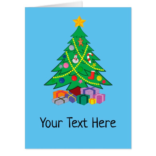Christmas Tree Holiday Card (Front)