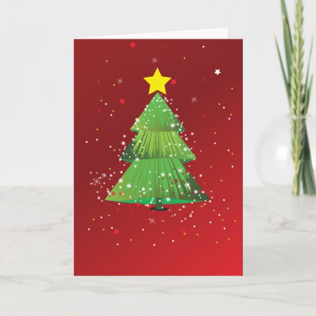Christmas Tree Holiday Card (Front)