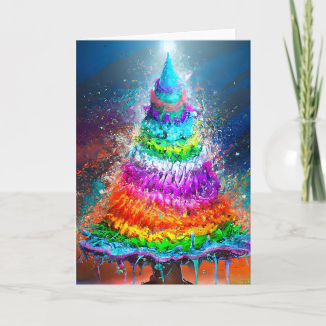 Christmas Tree Holiday Card (Front)
