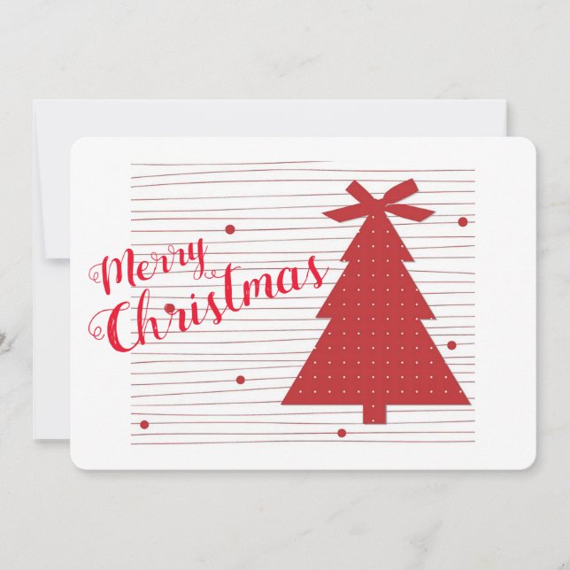 Christmas Tree Holiday Card (Front)