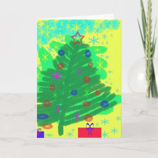 Christmas Tree Holiday Card (Front)