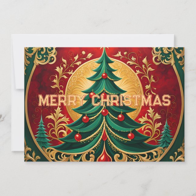 Christmas Tree Holiday Card (Front)