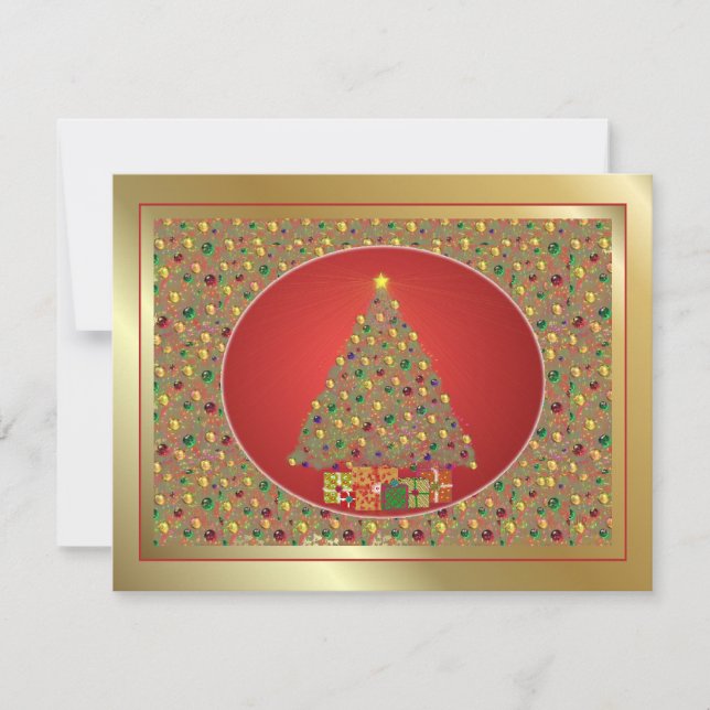 Christmas Tree Holiday Card (Front)