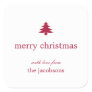 Christmas Tree Holiday Gift Stickers