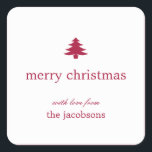 Christmas Tree Holiday Gift Stickers<br><div class="desc">Use our stylish stickers as party favors,  gift tag stickers,  labels,  envelope seals,  and more! Be creative,  the possibilities are endless!</div>