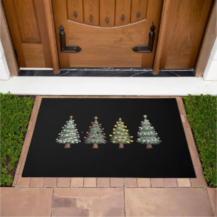 Christmas Tree Holiday Gift Winter Doormat