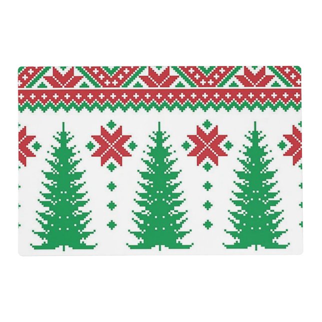 “Christmas Tree” Holiday Placemat (Front)