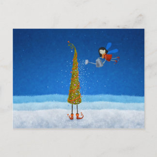 Christmas Tree Holiday Postcard