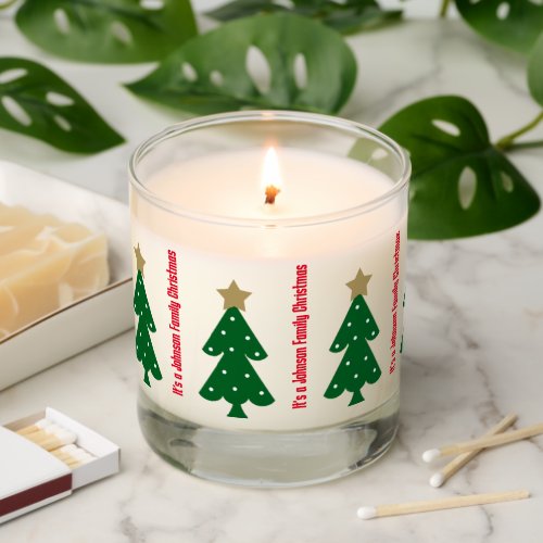 Christmas Tree Holiday Scented Jar Candle