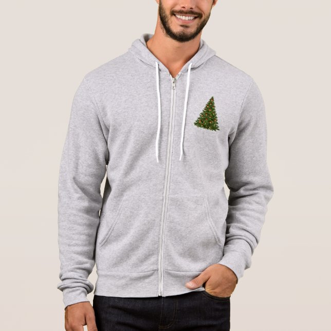 Christmas Tree Holidays Christmas Christmas Bauble Hoodie (Front)