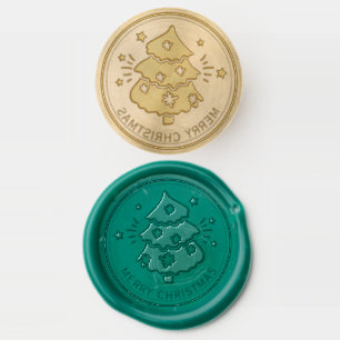Christmas Tree Holidays Personalized Wax Seal Stamp