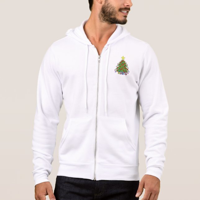 Christmas tree hoodie (Front)