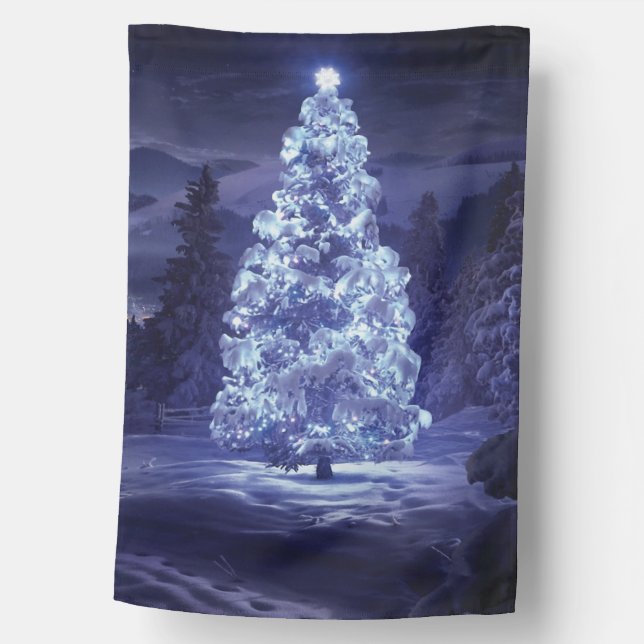 Christmas Tree  House Flag (Front)