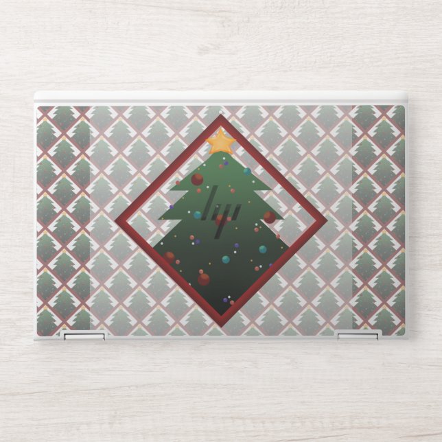 Christmas Tree HP Laptop Skin (Front)