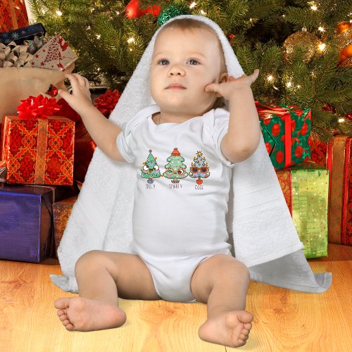Christmas Tree Humor Baby T_Shirt Baby Bodysuit