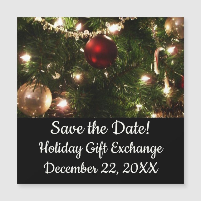 Christmas Tree I Holiday Pretty Green and Red (Front)