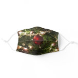 Christmas Tree I Holiday Pretty Green and Red Adult Cloth Face Mask