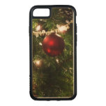 Christmas Tree I Holiday Pretty Green and Red Carved iPhone 8/7 Case