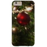 Christmas Tree I Holiday Pretty Green and Red Barely There iPhone 6 Plus Case