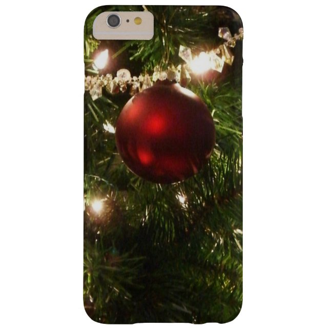 Christmas Tree I Holiday Pretty Green and Red Case-Mate iPhone Case (Back)
