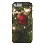 Christmas Tree I Holiday Pretty Green and Red Barely There iPhone 6 Case