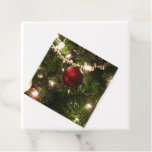 Christmas Tree I Holiday Pretty Green and Red Favor Tags