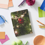 Christmas Tree I Holiday Pretty Green and Red iPad Air Cover