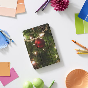Christmas Tree I Holiday Pretty Green and Red iPad Mini Cover