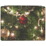 Christmas Tree I Holiday Pretty Green and Red iPad Smart Cover