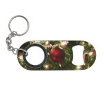 Christmas Tree I Holiday Pretty Green and Red Keychain Bottle Opener