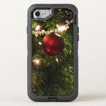 Christmas Tree I Holiday Pretty Green and Red OtterBox Defender iPhone SE/8/7 Case