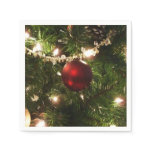 Christmas Tree I Holiday Pretty Green and Red Paper Napkins