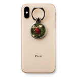 Christmas Tree I Holiday Pretty Green and Red Phone Ring Stand