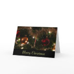 Christmas Tree II Custom Holiday (Blank Inside) Card